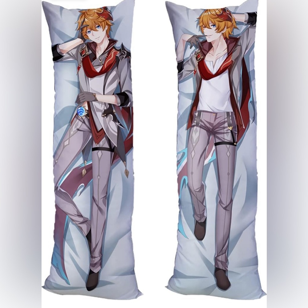 Genshin Impact Tartaglia Body Pillow Case